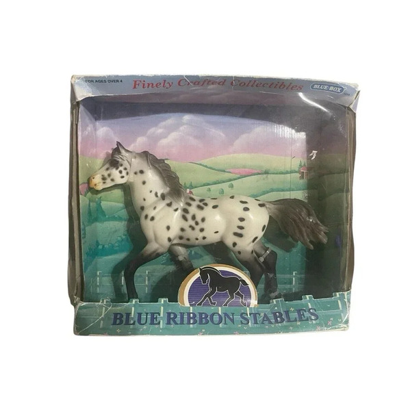 Vintage Blue Ribbon Stables  Horse Blue Box #37632 ULTRA RARE - Picture 3 of 16
